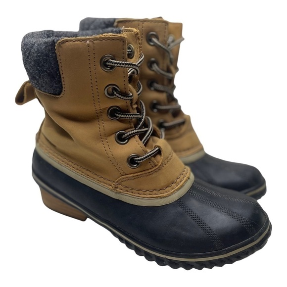 Sorel Slimpack ll  Women’s Waterproof Winter Lace Boots - Picture 1 of 9